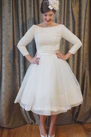 Women's lace wedding dresses for bride with 3/4 sleeves plus size bridal gown. Plus Size Tea Length Lace And Organza Wedding Dresses With 3 4 Long Sleeves Dorris We Short Wedding Dress Wedding Dress Organza Vintage Inspired Wedding Gown