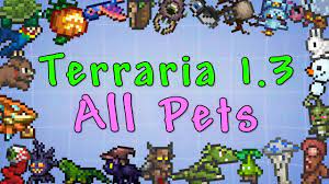 'terraria' gets first price drop on mobile, and it's $0.99! Terraria 1 3 All Pets Youtube