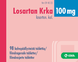 LOSARTAN KRKA 100 mg tabletti, kalvopäällysteinen 1 x 98 fol - Oma Apteekki