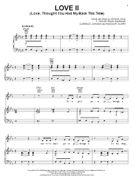 I used to think that i wasn't fine enough and i used to think that i wasn't wild enough but i won'. Keyshia Cole Love Ii Love Thought You Had My Back This Time Sheet Music Download Pdf Score 55220