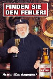 Astra Finden Sie Den Fehler Bier Werbung Bier Lustig Astra Bier