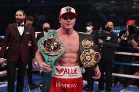 It shows canelo lossing to rocky fielding r3 tko. Saul Canelo Alvarez Defeats Callum Smith To Win Super Middleweight Titles As Com