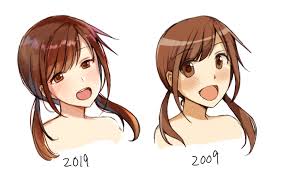 The above image shows two characters, one done in the anime style and the other in an american comic book style. How Has Anime Art Changed Over The Past Decade