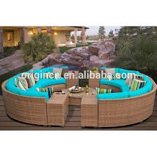 Outdoor black steel round seat bistro stack chair. 14 Seaters Circular Full Round Patio Furniture With Drink Table Sectional Rattan Big Outdoor Sofa Bed Buy Outdoor Sofa Bed Rattan Round Outdoor Furniture Big Round Rattan Furniture Product On Alibaba Com