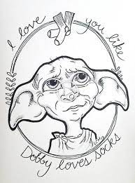 dobby the house elf cizimler sanat karalama defteri cizim fikirleri coloriage de feuilles palmier nouveau