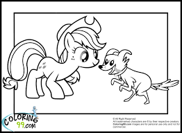 My Little Pony Applejack Coloring Pages | Team colors