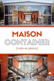 Visite Privee Une Maison Fabriquee A Partir De 12 Containers Containerhouse Container House Design Container House Building A Container Home