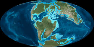 Resultado de imagen de Distribución de los continentes hace 260 millones durante el Pérmico