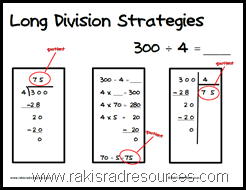 Free Printable Poster With Three Different Strategies To Solve A Long Division Problem Upper Elementary Math Math Lessons Math Operations