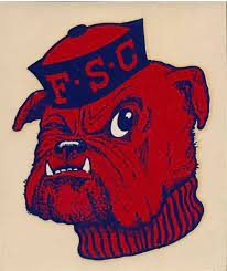Fresno State Bulldogs Bulldog Mascot Vintage Cartoon Art Logo