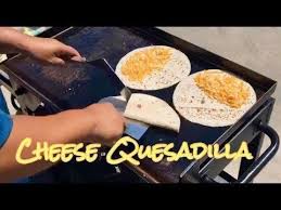 How To Make The Perfect Cheese Quesadilla On The Blackstone Griddle Youtube Paleorecipes Griddle Recipes Outdoor Cooking Recipes Blackstone Griddle