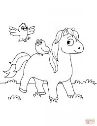 Free Printable Within Free Miniature Horse Foal And Bird Coloring Pages Bird Coloring Pages Horse Coloring Pages Coloring Pages