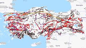 Suriye'den harita üzerindeki son haberler Turkiye Nin 20 Yerinde Her An Deprem Uretme Olasiligi Olan Fay Var Son Dakika Haberleri