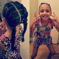 Learn how to achieve beautiful french braid pigtails for curly hair in this easy tutorial! Simple Curly Mixed Race Hairstyles For Biracial Girls Mixed Up Mama