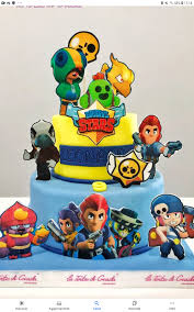 Popcorn template brawlstars bags decor container (blue yellow pink green). Happy Birthday Brawl Stars Brawlstars