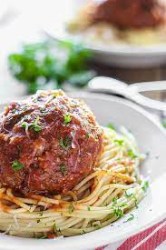 Mozzarella Stuffed Meatball Pasta Recipe Mozzarella Stuffed Meatballs Beef Recipes Meatball Pasta