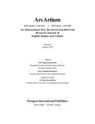 > the higehiro starter's guide. Vol 7 January 2019 Ars Artium An International Research Journal Of English Studies And Culture Academia Edu
