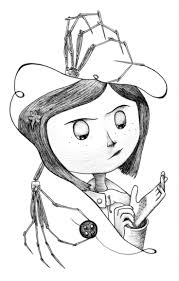 coraline desenho para colorir