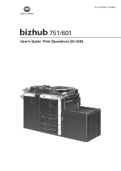 Free konica minolta bizhub 751 drivers and firmware! Konica Minolta Bizhub 751 Manual