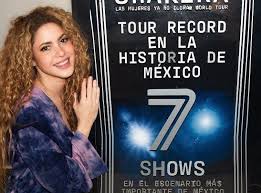 Shakira establece un nuevo récord en México con su histórica gira "Las  Mujeres Ya No Lloran World Tour"