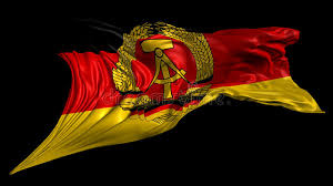 Flag of East Germany stock footage. Video of wind, germany - 49546726