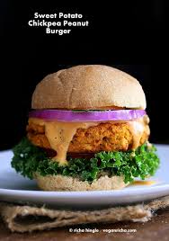 Sweet Potato Peanut Burgers Vegan Recipe Vegan Richa Recipe Vegan Superbowl Food Sweet Potato Burgers Food