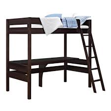 It's roomy enough for a computer, desk. Dorel Living Georgetown Transitional Twin Loft Bed Frame With Desk In Espresso Fa6580 The Home Depot