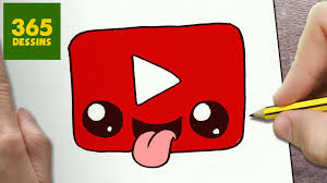 Comment Dessiner Logo Youtube Kawaii Etape Par Etape Dessins Kawaii Facile Youtube Dessin Kawaii 365 Dessin Logo 365 Dessins