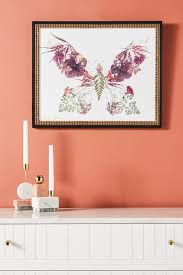 Nowadays, our attitude towards pressed flower art is akin to the victorians. Pressed Flower Butterfly Purple Wall Art