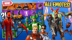 This is a big week for fortnite fans. All Fortnite V8 20 Leaked Skins Emotes More Lava Legends Fire Spinner Cactus Skin Wraps Youtube