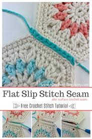 How To Crochet A Flat Slip Stitch Seam A Crocheted Simplicity Crochet Instructions Crochet Hexagon Crochet Stitches Tutorial