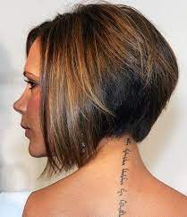 Triangular Graduation Beckham Hair Beckham Haircut Hair Styles