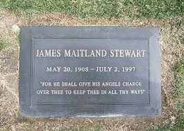 Jimmy Stewart Was A Two Star General In The U S Military Famous Tombstones Famous Graves Grave Marker