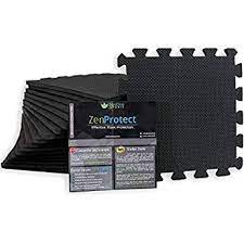 Schreibtischstuhl unterlage test ratgeber bodenschutzmatte burostuhl. Zenprotect Schutzmatten Set Mit 18 Puzzlematten Mit Je 30x30x1 Cm I Premium Bodenschutzmatte Amp Fitness Matte Fur Das Sport Matte Trainingsmatte Sportgerate