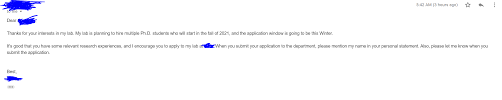 Check spelling or type a new query. Prospective Phd Advisor Encourages Me To Apply And Positively Mentions Relevant Experiences What Are My Success Chances Academia Stack Exchange