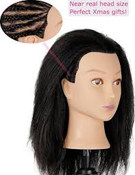 28 colorful hairdressing hair mannequin doll training head + clamp + braid set. Find Kalyx Cosmetology Afro Mannequin Head Hair Braiding Cornrow Practice Sew Hair Doll Head Manikins Hai In 2020 Human Braiding Hair Braided Hairstyles Head Hair