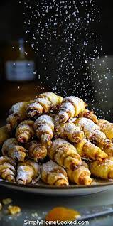 Apricot Walnut Rugelach In 2021 Kid Friendly Recipes Dessert Scrumptious Desserts Holiday Desert Recipes