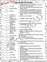 Erik erikson was a 20th century psychologist who developed the theory of psychosocial development and the concept of an identity crisis. Erik Erikson Match Em Theory Characteristics Developmental Psychology No Prep