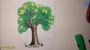 Then, draw the trunk between the branches much darker and shade in the base of the tree.14 x research source. How To Draw A Tree With Leaves A Simple Step By Step Tutorial Ravlyk