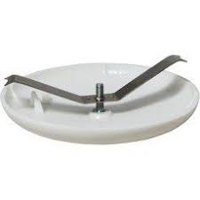 Rosace Cache Fil Tibelec Plastique Blanc Cache Cable Goulotte Cacher