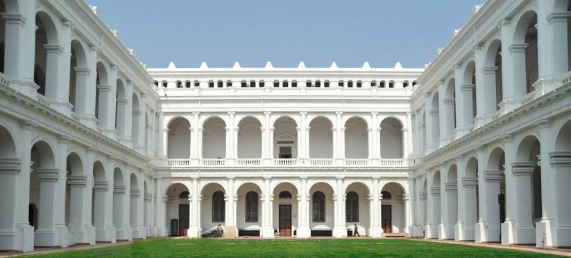 Historic colonnaded Indian Museum, AI generated