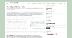 Kalau mau diprint silahkan, gratis koq. Excel Swiss Knife