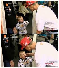 You don't just feel where you need to go, you also need to see it. Here S Michael Schumacher Meeting A Baby Max Verstappen Michael Schumacher Max Verstappen Schumacher