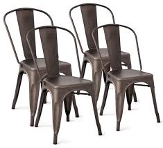 modern style set of 4 tolix style