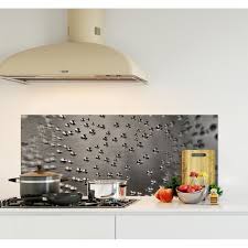 Credence De Cuisine Adhesive En Panneau Composite Aluminium Bulles D Air Dans L Eau Fond Gris L 120 X H 50 Cm Achat Vente Credence Credence De Cusine Bulles Cdiscount