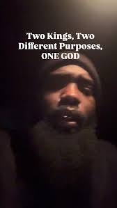 Two Kings. ONE GOD., King David hands was stained with blood, a warrior who  took tens of thousands of lives., King Solomon hands was clean, no wars, no  bloodshed, only wisdom and building., Same God., ...