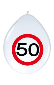 Luftballon Verkehrsschild 50 Geburtstags Deko Horror Shop Com Verkehrsschilder Luftballons Deko 30 Geburtstag