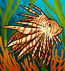 How to draw a pig step by step. How To Draw A Lionfish Lionfish Step By Step Drawing Guide By Dawn Dragoart Com