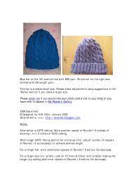 Check spelling or type a new query. 3am Cable Hat Smariek Knits Knitting Yarn