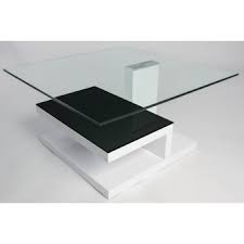 La table basse tba144 laque blanc verre noir. Table Basse Blanche Haute Brillance Verre Noir 800 X 800 X 400 Mm Pegane Achat Prix Fnac